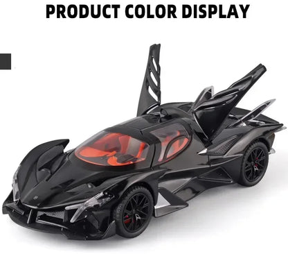 Diecast 1/24 Apollo Project EVO Bugatti Bolide Track Sports Alloy Model Car