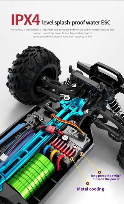 Remote Control Car Brushless 4WD 1:16 Fast and Strong 70KM/H High-Speed