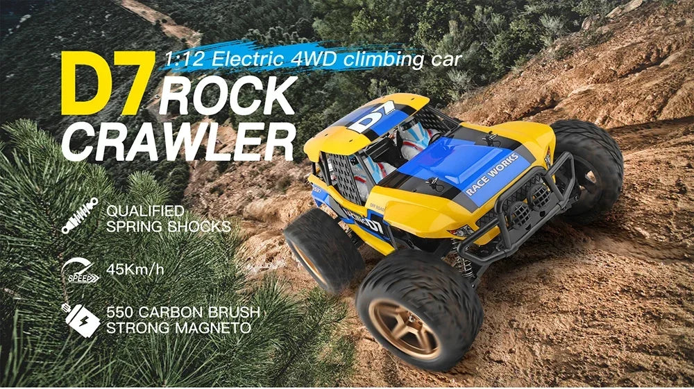 Rock Crawler RC Cars 4WD Electric High Speed Car Off-Road Vehicle