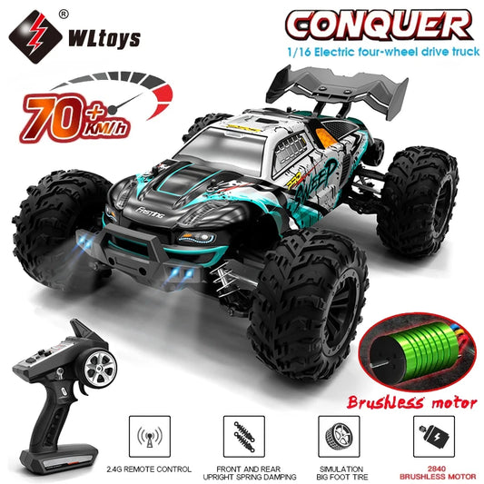 Remote Control Cars. LED Lights. High Speed Drift. 1:16 Monster Trucks.