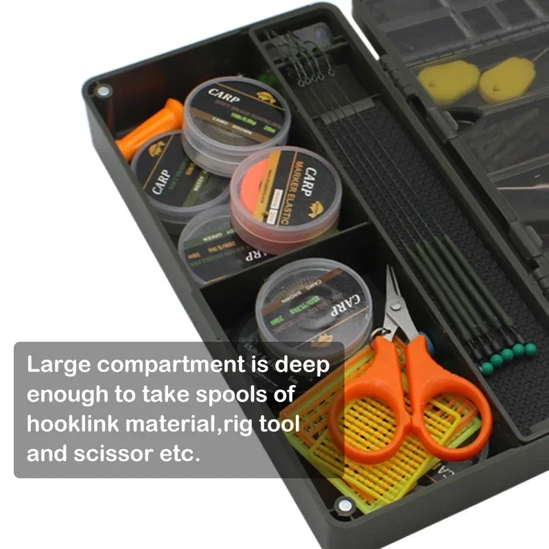 Carp Fishing Tackle Box For Accessories Storage Case