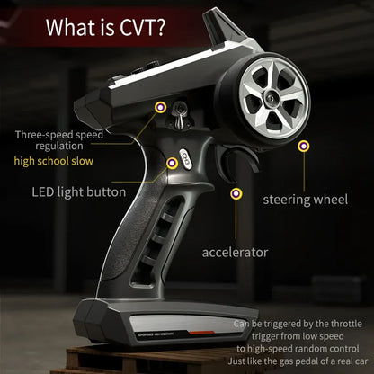 Remote Control Cars with LED Lights. High Speed. 1:16 50KM/H 4WD