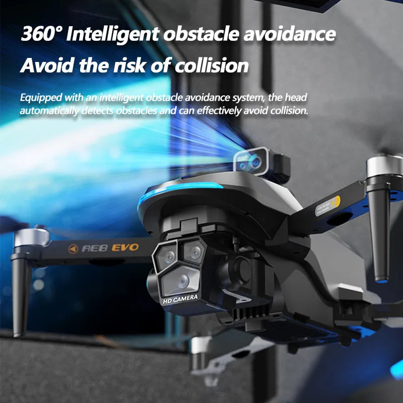 💚 Camera Drone AE8 EVO 6K 360° Obstacle Avoidance 💚