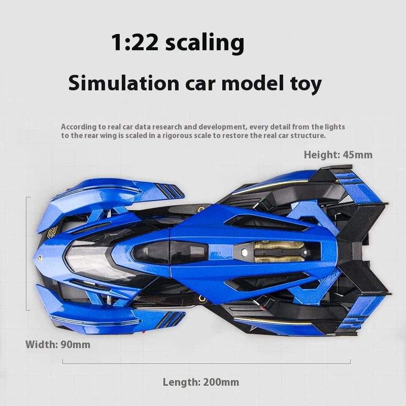 1:24 Lambo V12 GT Diecast Model Sound And Lights***