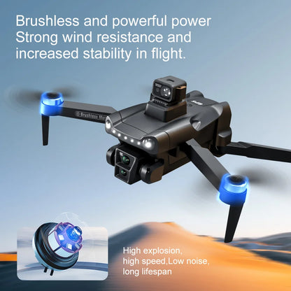 Drone Camera V198 GPS 8K Pro HD Camera + Brushless + LASER Obstacle Avoidance