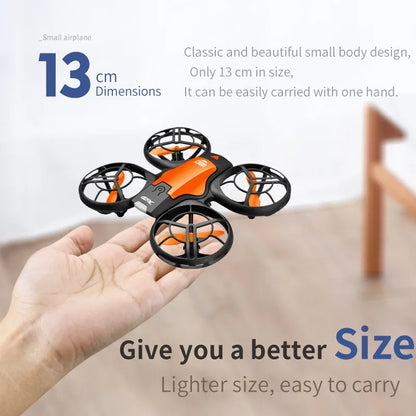 Drone V8 Mini 4K 1080P HD Camera WiFi Fpv Maintains Height Foldable + Case