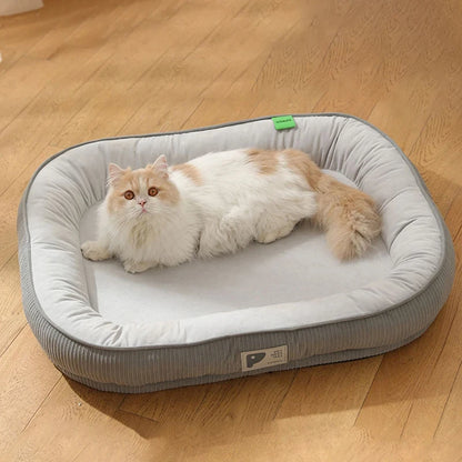 Dog Bed Soft & Comfortable Machine Washable-Anti-slip base + Moisture barrier