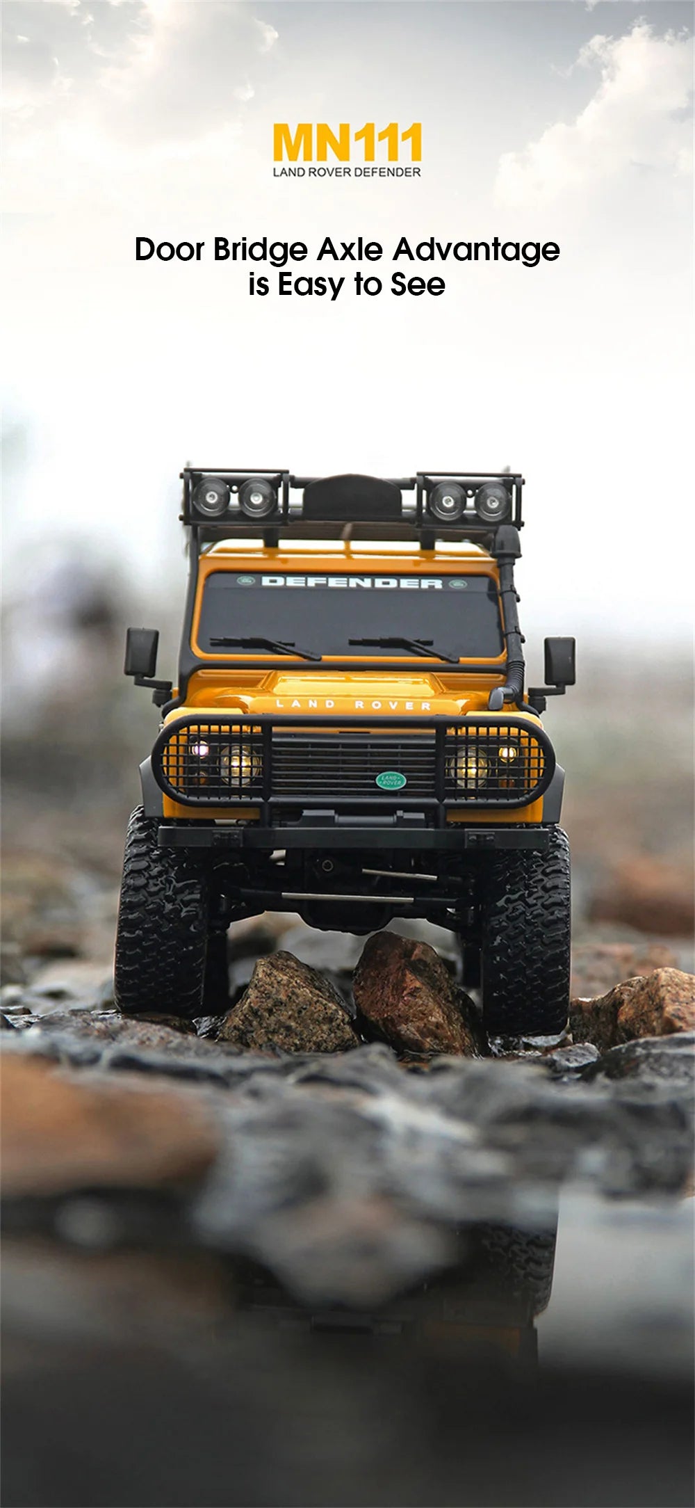 MN 111 Model RC CAR Crawler 1:18 Kit Assembled 4WD Off Road Vehicle Led Lights