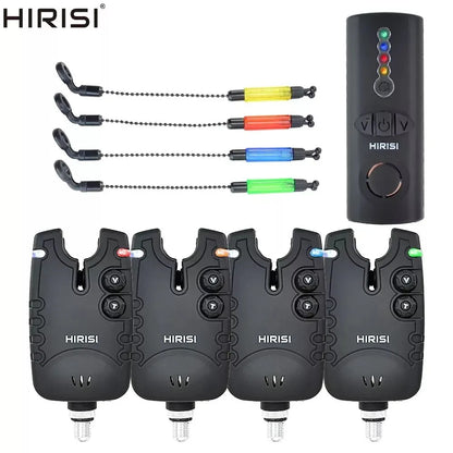 Carp Fishing Hirisi Wireless Alarm Set 1+4 Waterproof Fishing Alarms