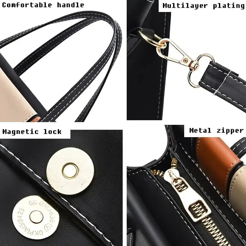 Handbag Adjustable Strap Top Handle Large Capacity Tote