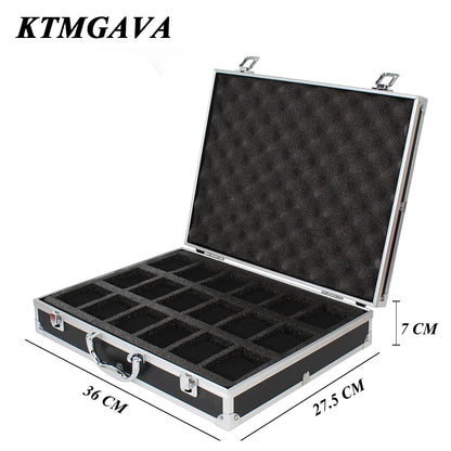 18 Slots Luxury Premium Quality Watch Box Aluminum Alloy Storage Box