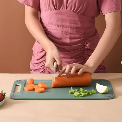 304 Cutting Board Two Sides Of Stainless Steel and Plastic Dual-purpose