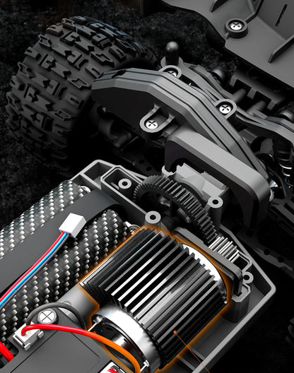 Remote Control 2.4G 4WD Off Road Monster Truck. C8810 35KM/H Brushed.