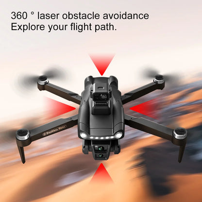 Drone Camera V198 GPS 8K Pro HD Camera + Brushless + LASER Obstacle Avoidance