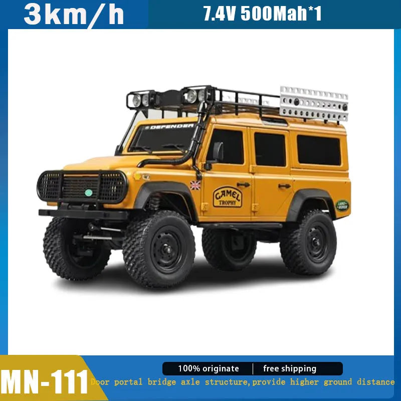 MN 111 Model RC CAR Crawler 1:18 Kit Assembled 4WD Off Road Vehicle Led Lights