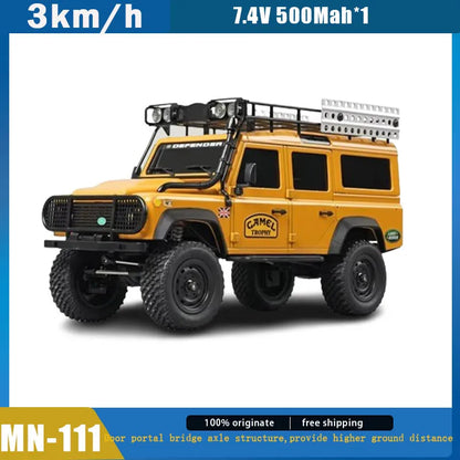 MN 111 Model RC CAR Crawler 1:18 Kit Assembled 4WD Off Road Vehicle Led Lights