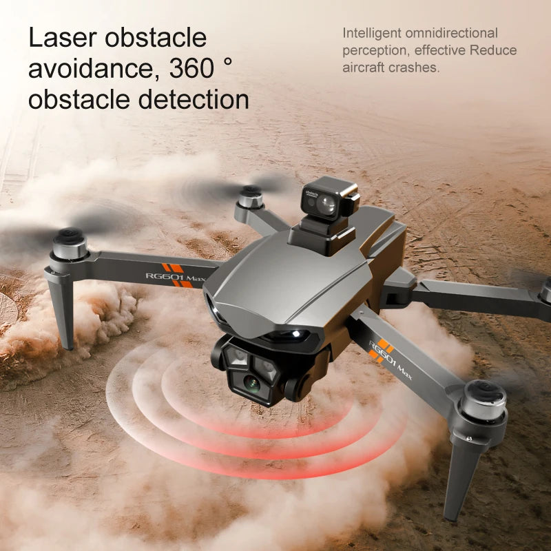 Camera Drone RG601 MAX 8K HD GPS Obstacle Avoidance 25 Mins Flight*