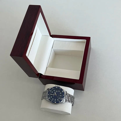 Premium Watch  Storage box Wood material Red Paint Jewelry box