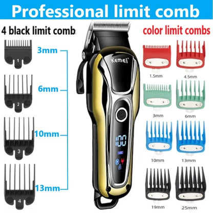 Hair Clippers 1990 professional trimmer LCD display Almighty set