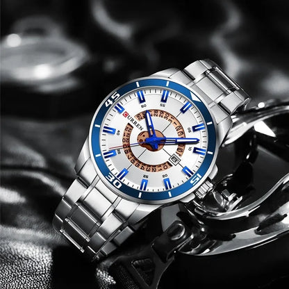 Men's Quartz Watch Luminous Display Waterproof CURREN 8359 Classic