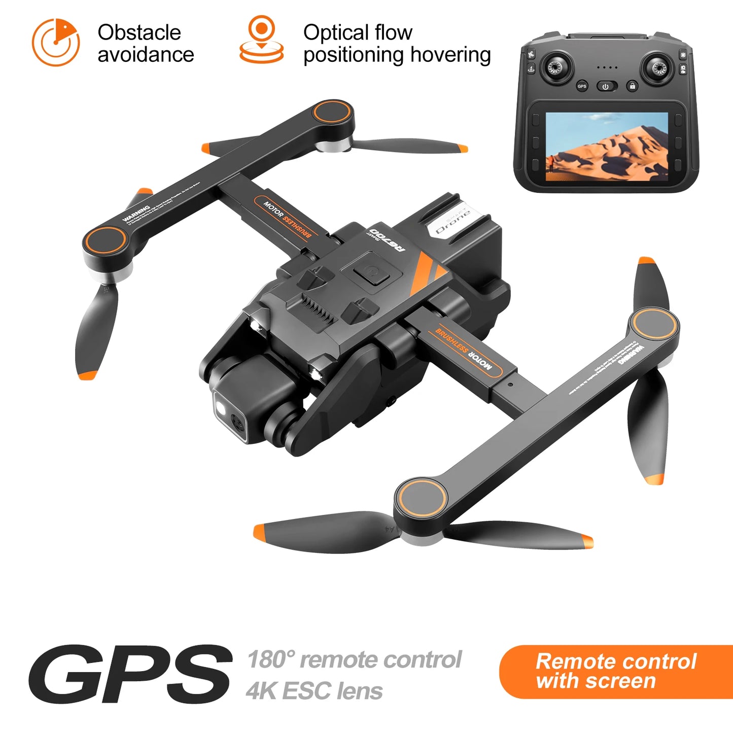 💚 Camera Drone RG700 PRO Screen controller GPS return. 25 mins Flight 💚