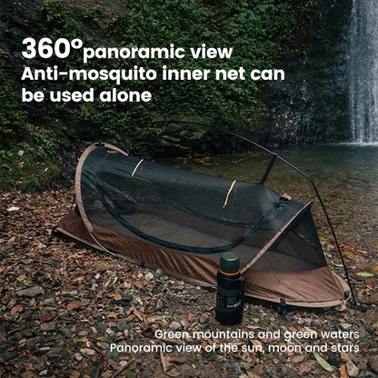 1 Man Tent Pop Up. Lightweight. Sonuto Tactical  Shelter With Mosquito Net. Waterproof.