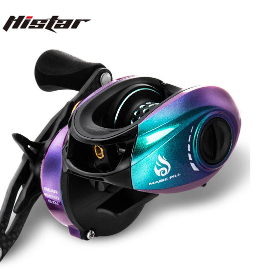 🐟 HISTAR MAGIC PILL Bait Casting Fishing Reel 🐟