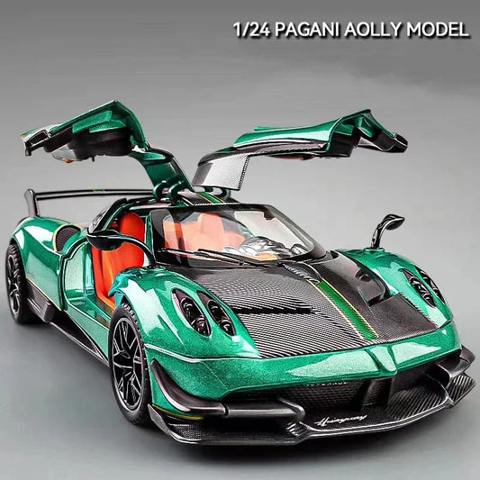 1:24 Pagani Huayra BC Supercar Alloy Diecast Metal Sound ＆ Lights