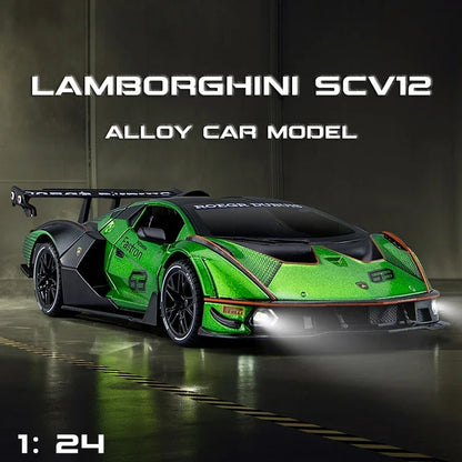 1:24 Lamborghini Essenza SCV12 Track Version Supercar Alloy Die-cast Model*