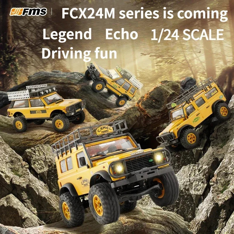 Remote Control Land Rover Series 4WD Climber FMS FCX24M Scale 1/24