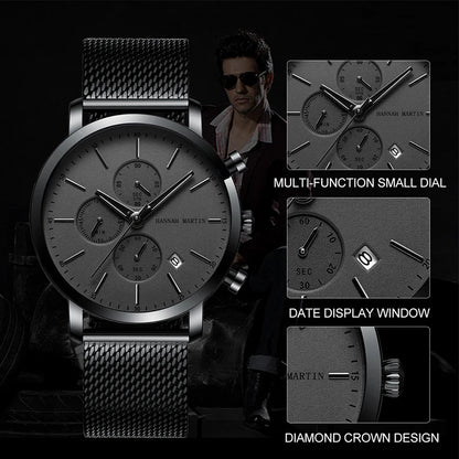 Men's Wristwatch Stainless Steel Waterproof for any Occasion.