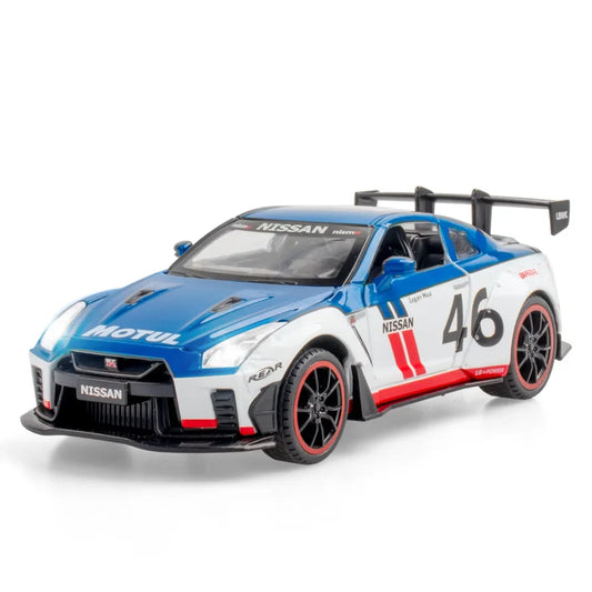 1:22 Nissan GT-R Sports Car High Simulation Diecast Sound & Lights*