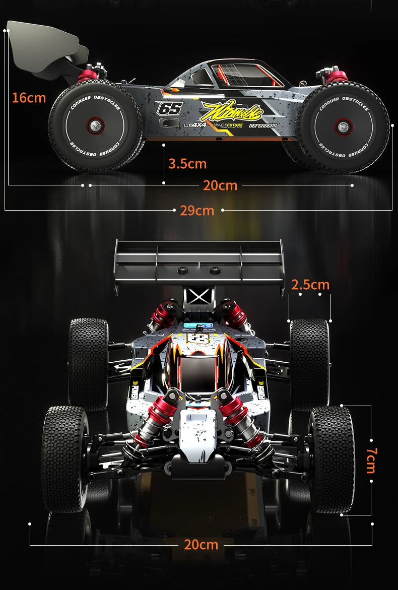 Remote Control Car Off Road 4WD JJRC Q146 1:14 High Speed 40KM/H