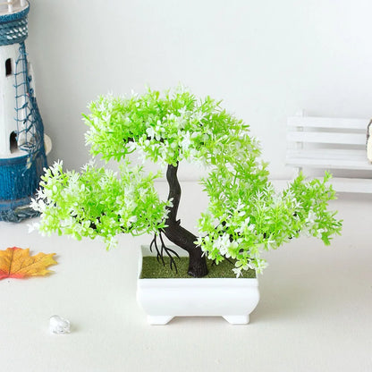 Artificial Plant Bonsai Tree Potted Garden + Home Ornament 6 for 3