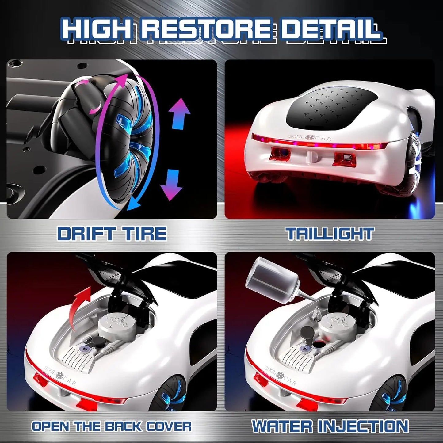 💚 Four-Wheel Drive RC Drift Concept Car 💚