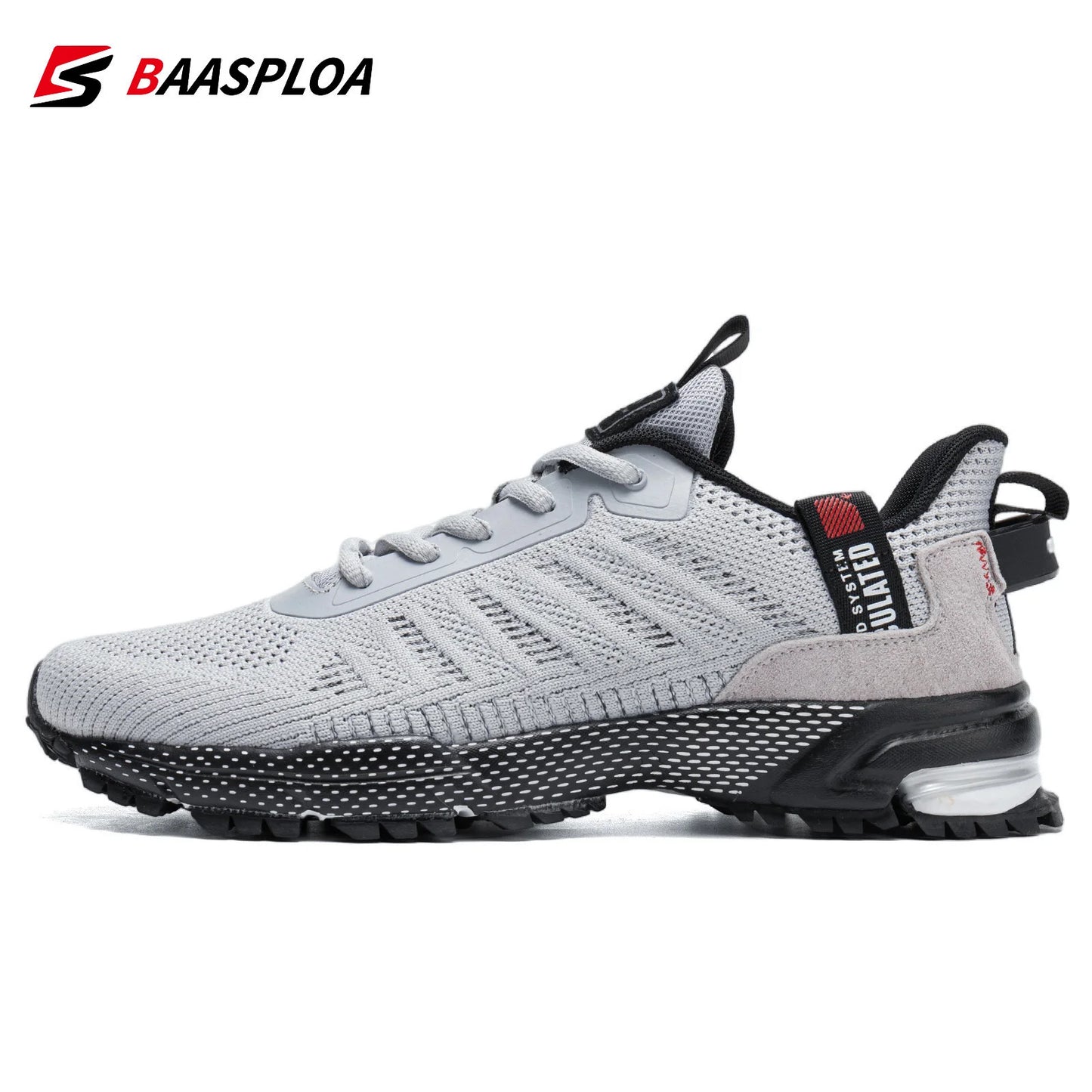 Men's Running Shoes Baasploa. Breathable Mesh.