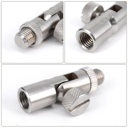 Stainless Steel Angle Adaptor Connector Rod Pod Bank Stick