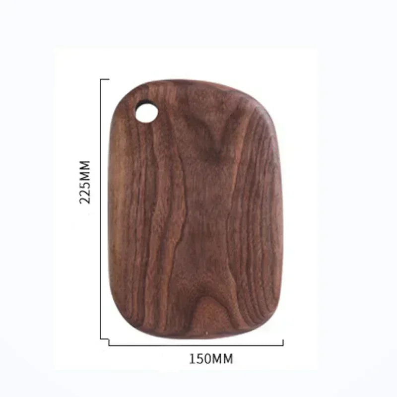 Black Walnut Cutting Board Wood Kitchen Solid Whole Wood Rootstock Fruit Lacquerless Wood Chopping Board Kitchen Wooden Board