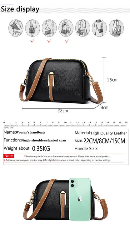 Shoulder Bag 100% Genuine Leather Bag with luxury and convenience in mind