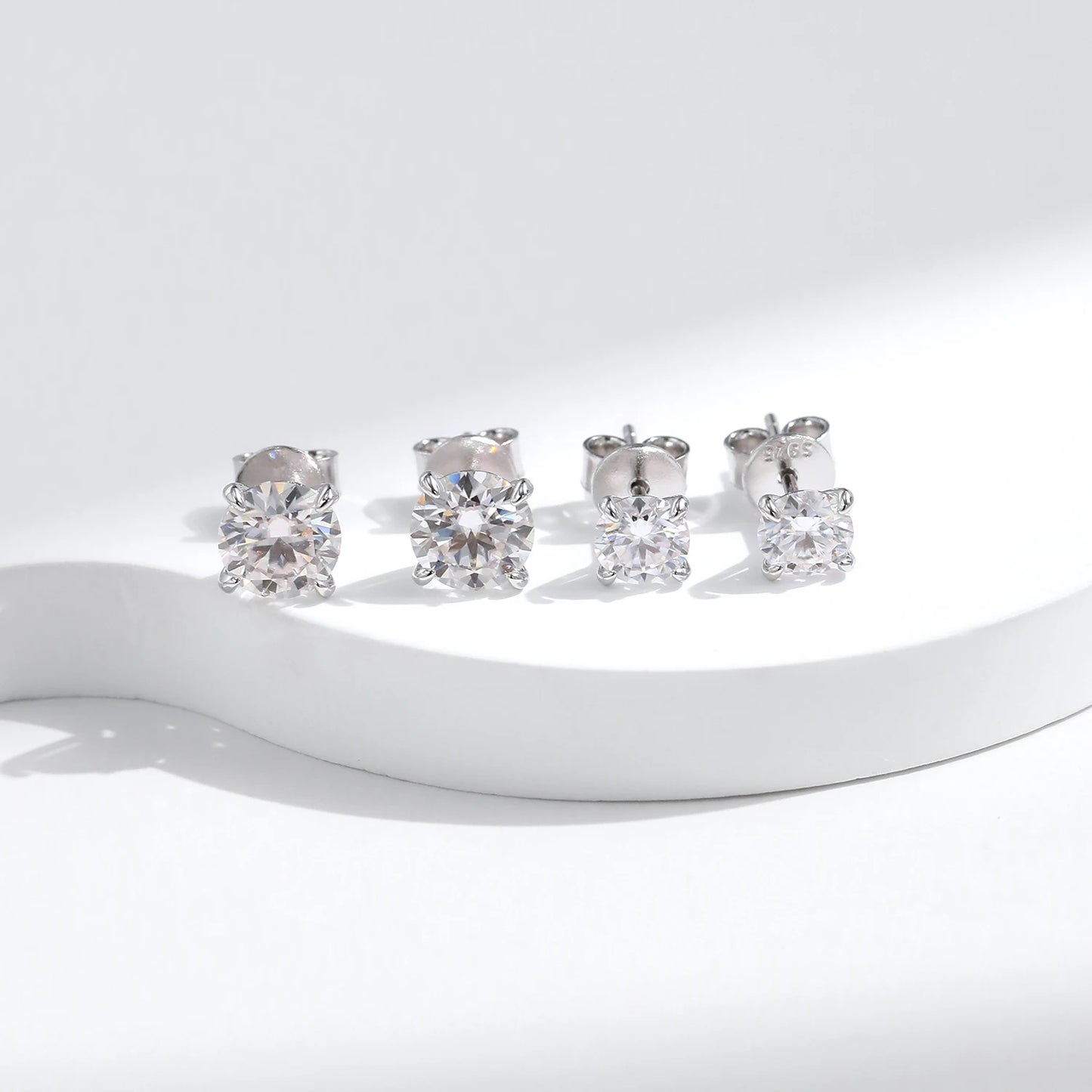 Stud Earrings 925 Sterling Silver Jewellery For Women