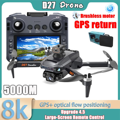 💚 Drone D27  5G Image Transfer GPS 8K HD Camera Obstacle Avoidance 💚