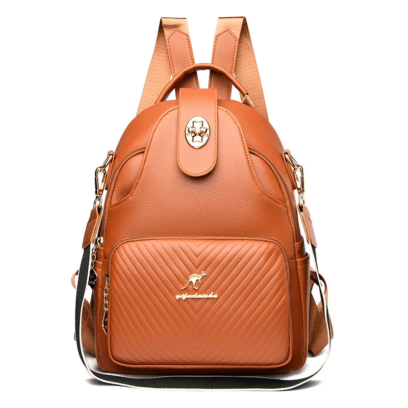 Women's Backpack Soft Leather Bags For Travel and Every Day Use