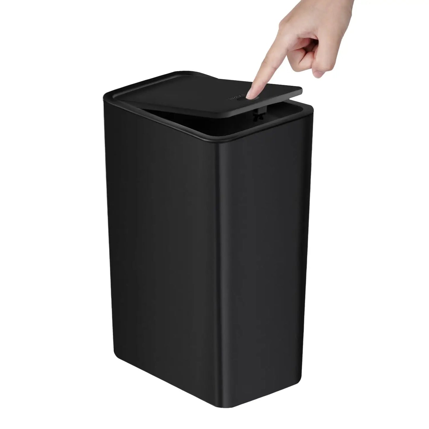 Bathroom Trash Can-10L Small Garbage Can with Press Top with Pop-up Lid