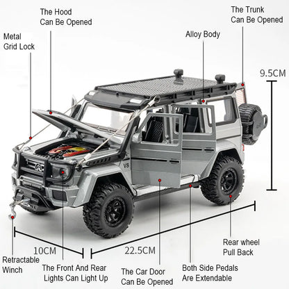 11:24 G550 4X4 Adventure Edition Model + Sound Lights SUV Off Road Vehicle