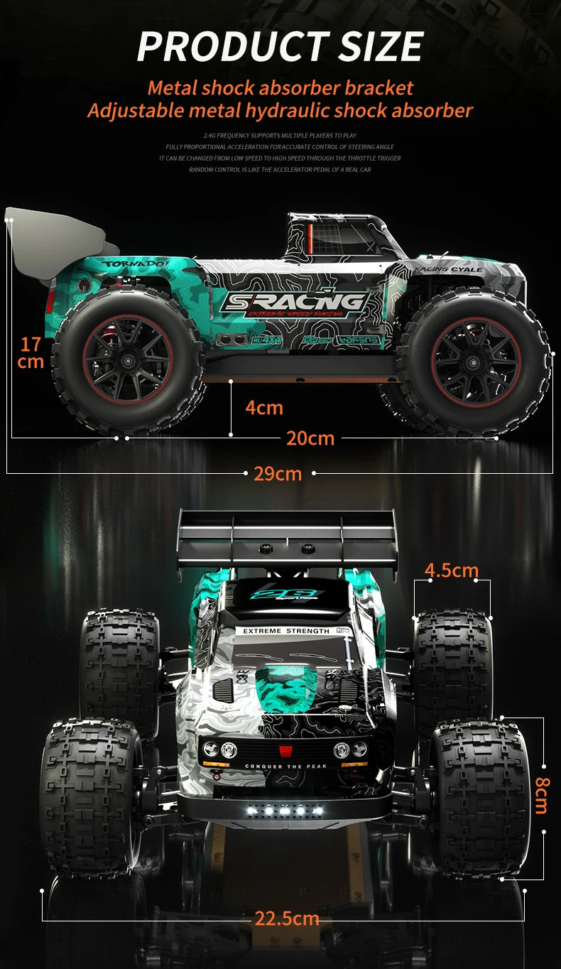 Remote Control Car Off Road 4WD JJRC Q146 1:14 High Speed 40KM/H