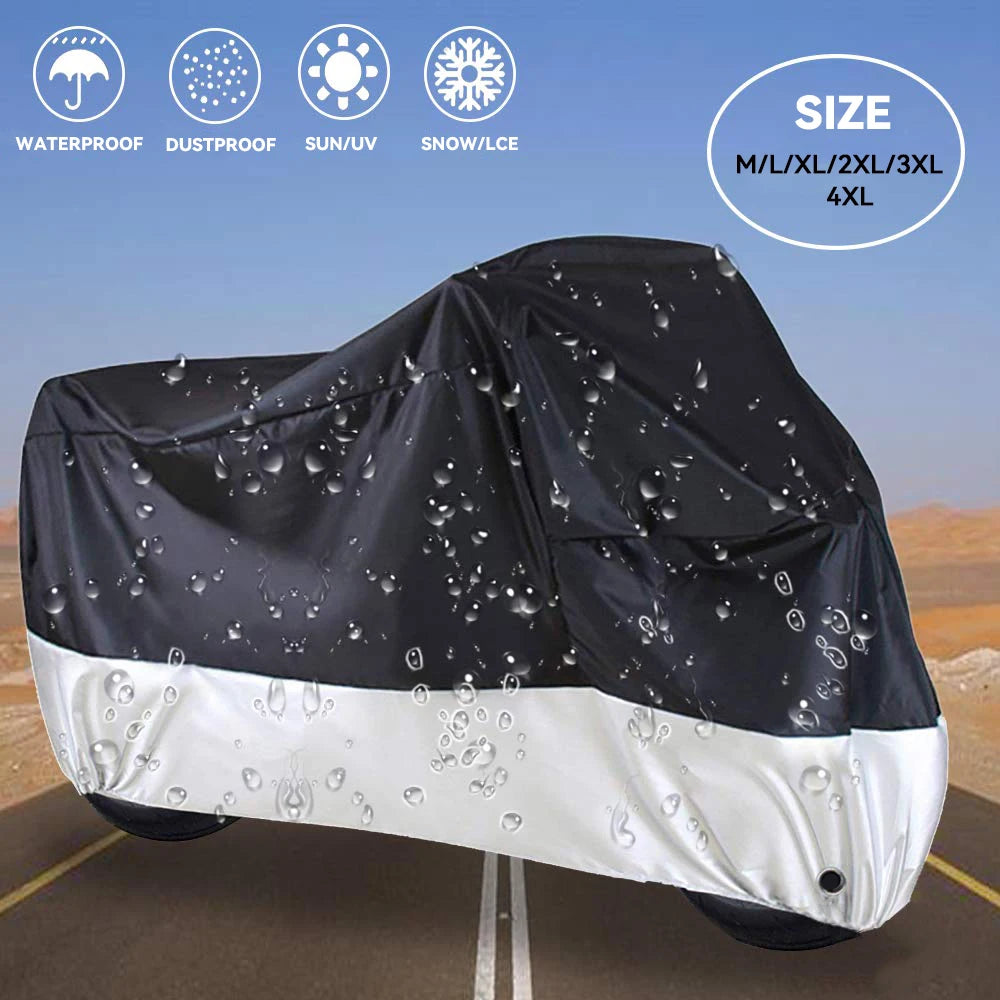 Motorcycle cover tarpaulin Cloth Protector waterproof Rain Dustproof