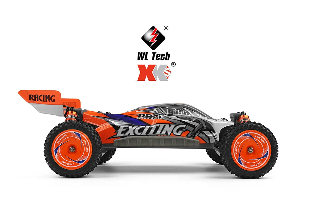 WLtoys 124010 55KM/H RC Car Professional Racing 4WD Off-road High Speed