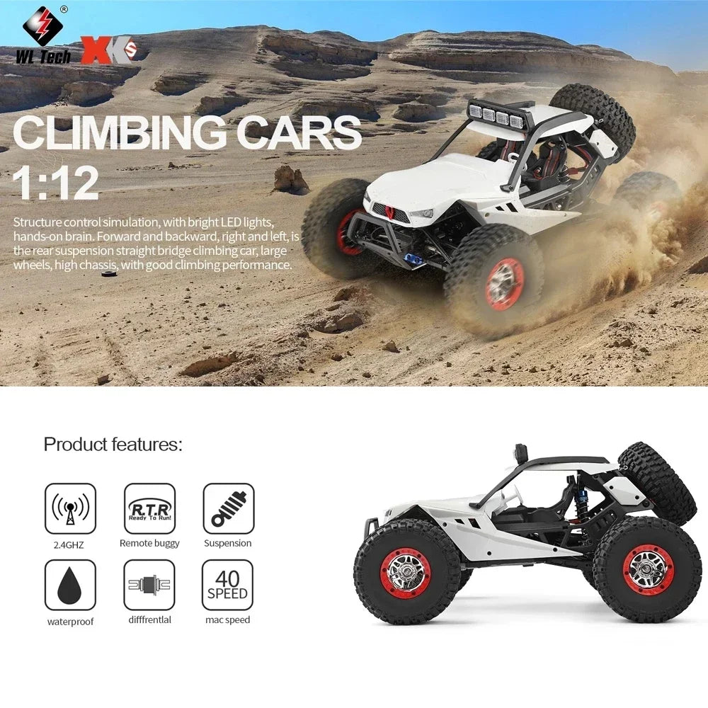 Rock Crawler RC Cars 4WD Electric High Speed Car Off-Road Vehicle