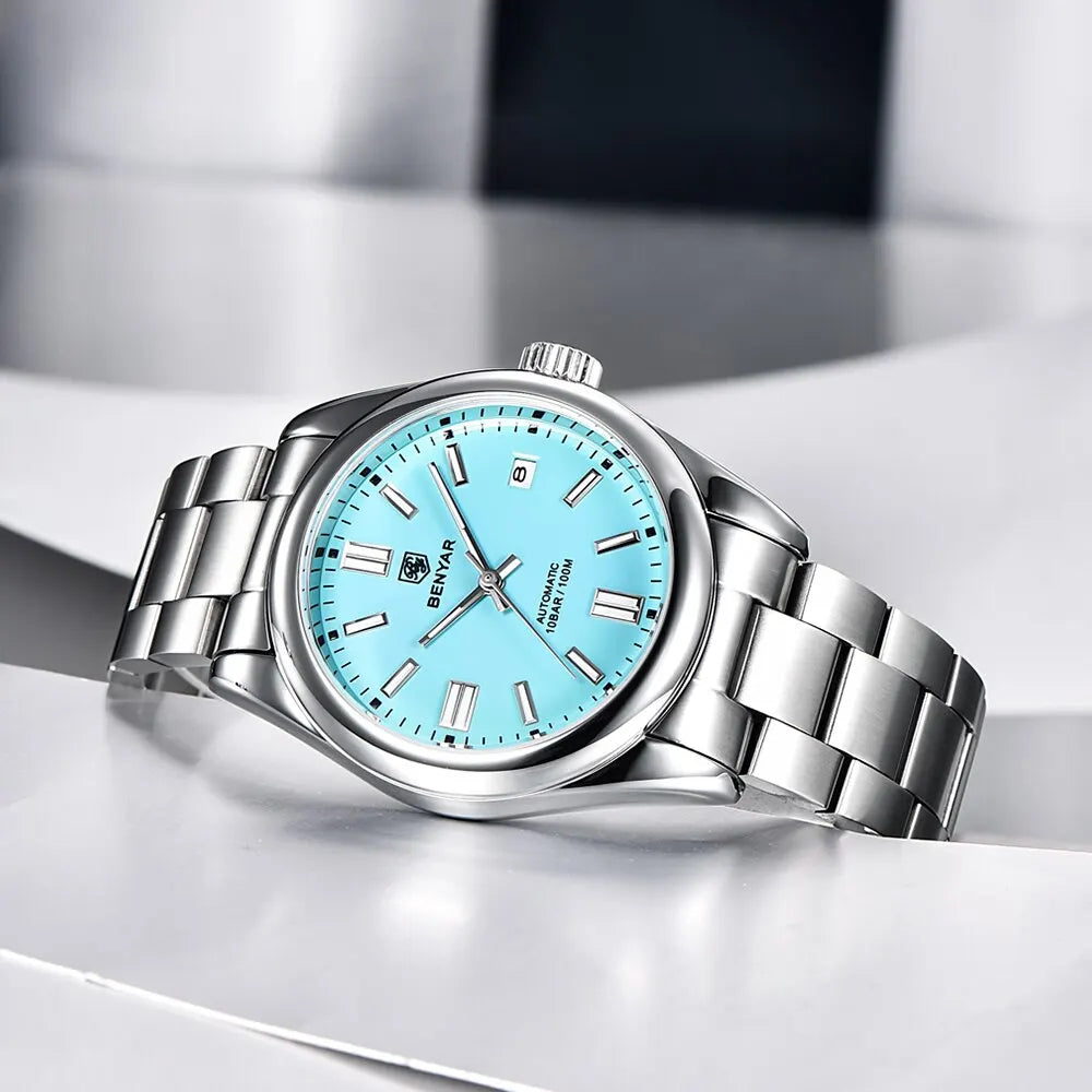 Luxury Wristwatch BENYAR Waterproof Automatic Sports Diving Watch.