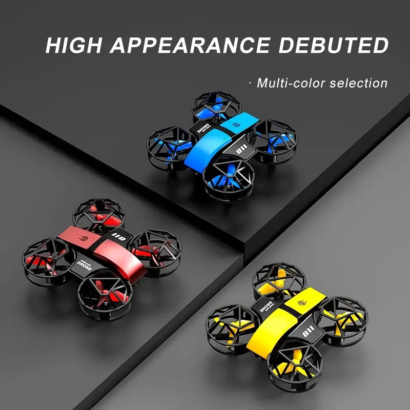 Drone Pro Mini 811 4K WiFi FPV HD Camera with Protective Cover LED Lights. **